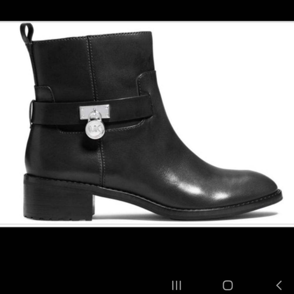 Michael Kors Ryan Leather Ankle Bootie sz. 10M